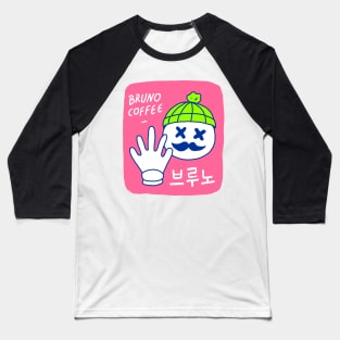 Hello Coffee Pink Baseball T-Shirt